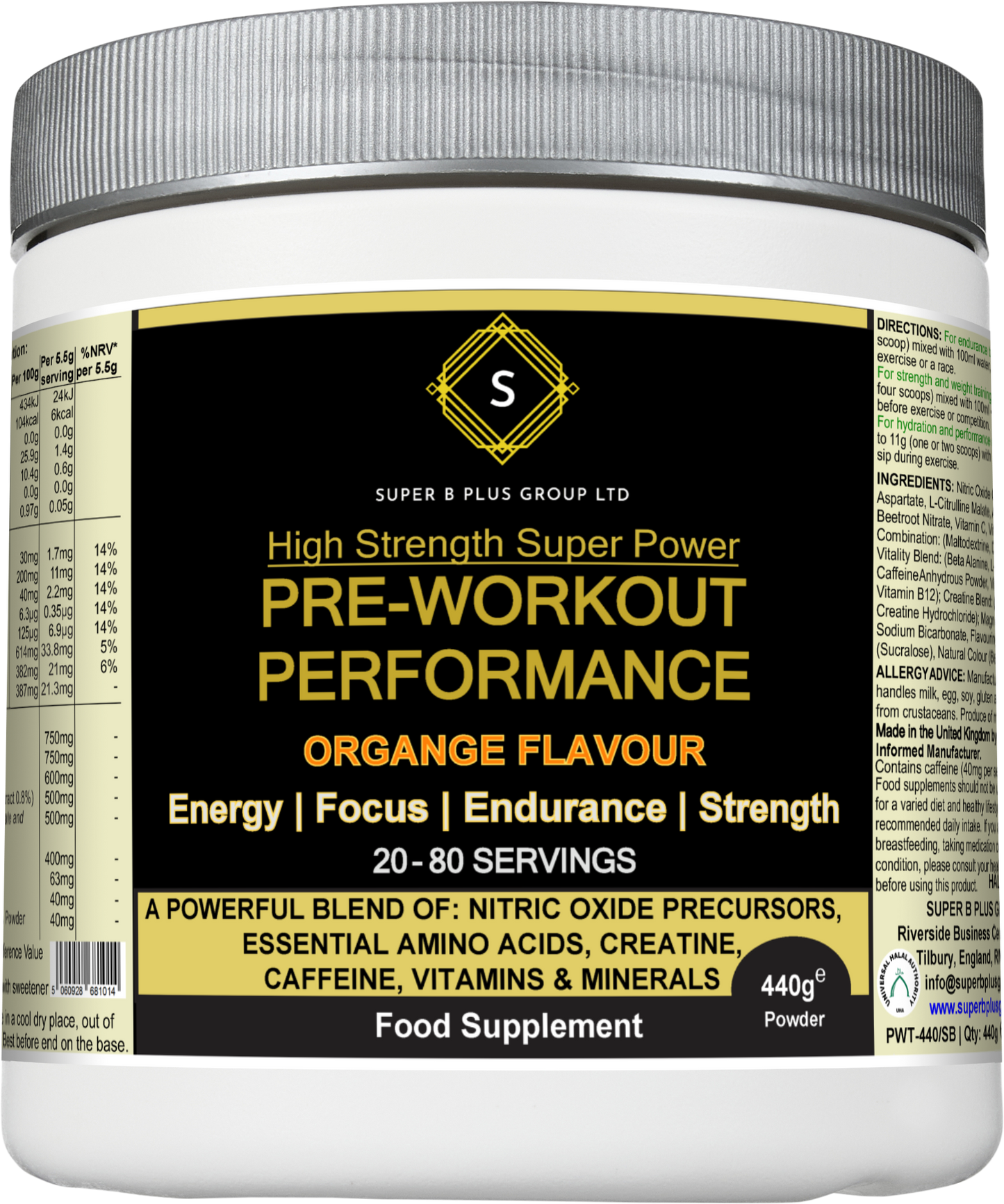 PRE-WORKOUT PERFORMANCE