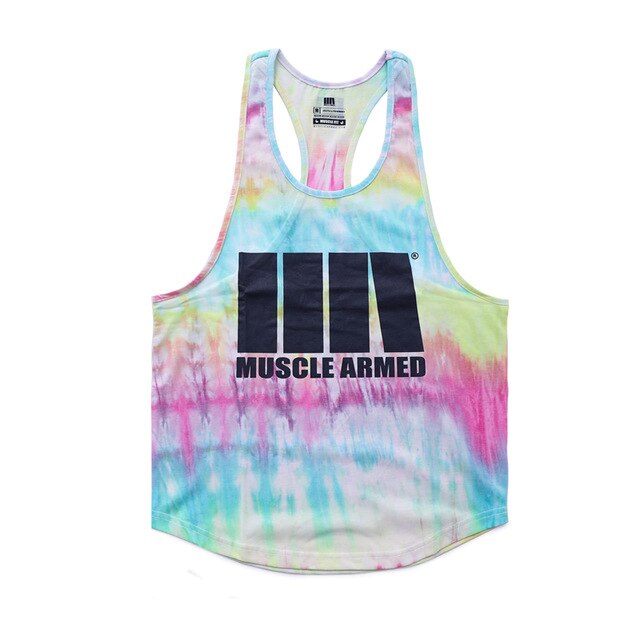 Gyms Fitness Workout Singlet Sling Vest Men Bodybuilding Tank Top Camouflage sleeveless Shirt Boy Summer Brand gym clothing
