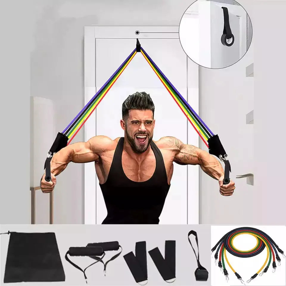 NNEOBA 150LBS Portable Resistance Bands for Bodybuilding and Fitness